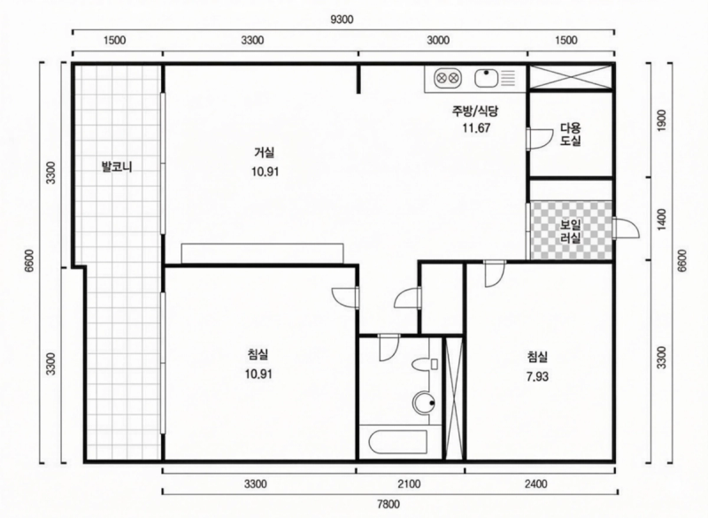 목동신시가지11단지 평면도