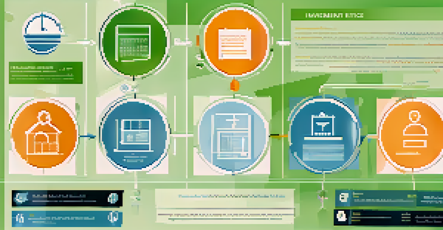 An infographic displaying the principles of investment ethics with icons and a soft color palette.