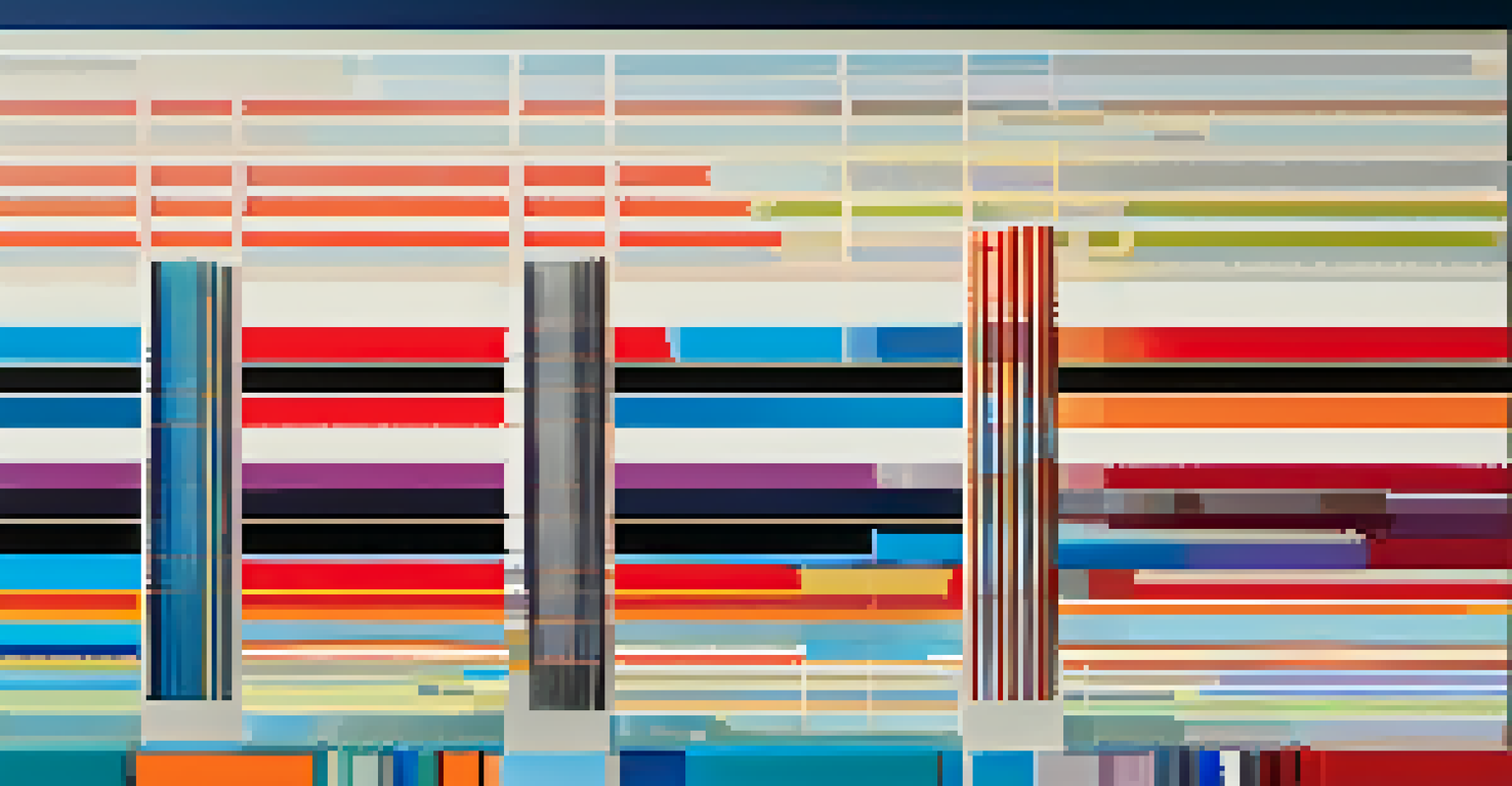 An abstract graph of inflation with colorful bars rising against a backdrop of dollar bills and coins, symbolizing economic changes.