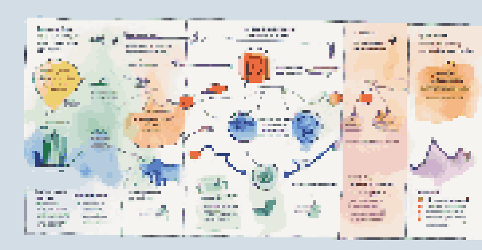 An infographic depicting behavioral nudges in finance, showing reminders and client engagement in a colorful flowchart.