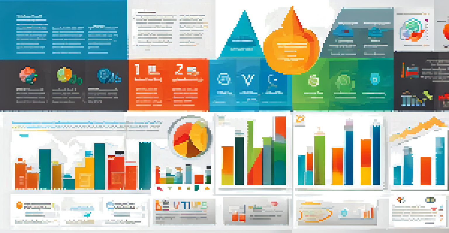 An infographic depicting the elements of a Unique Value Proposition in finance, featuring colorful icons and clear text.