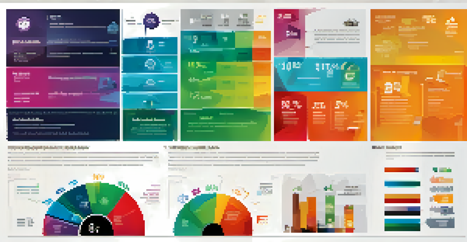 An infographic displaying financial ratios with icons and explanations on a clean background, designed for easy reading.