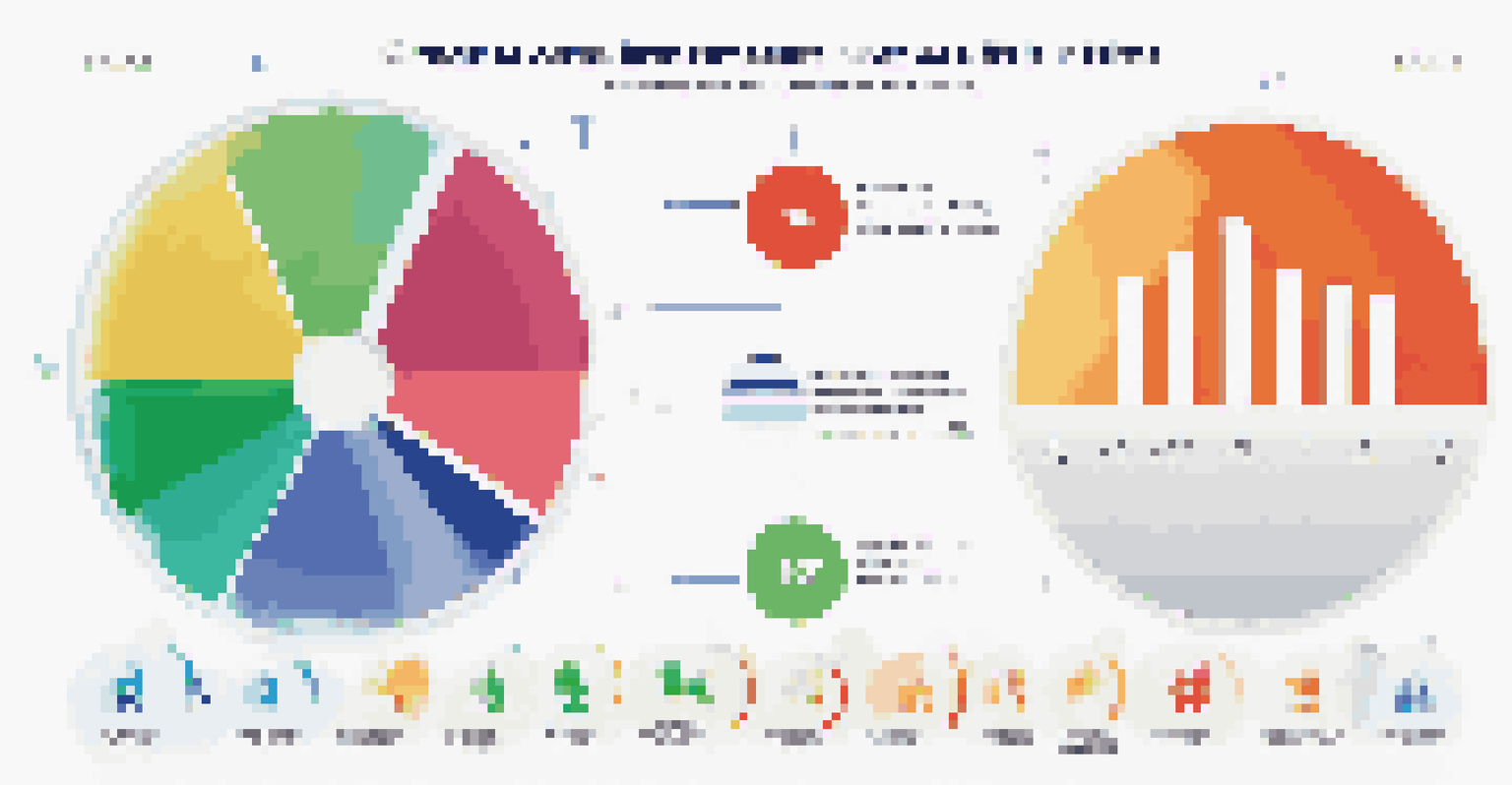 An infographic showing the connection between credit scores and investment risk profiles with colorful charts.