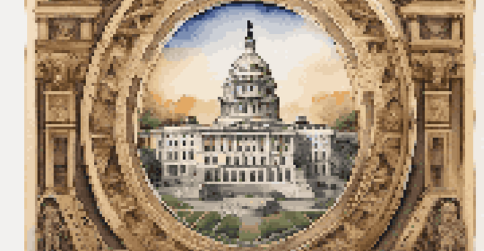 Close-up of a Treasury Inflation-Protected Security bond with the U.S. Capitol in the background.