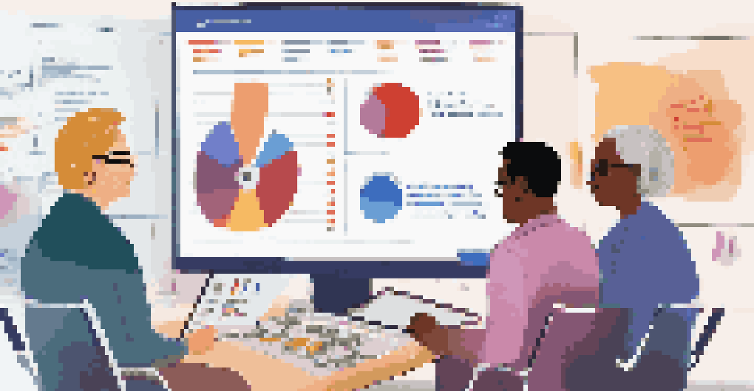 A virtual meeting with diverse participants discussing retirement strategies on a computer screen.