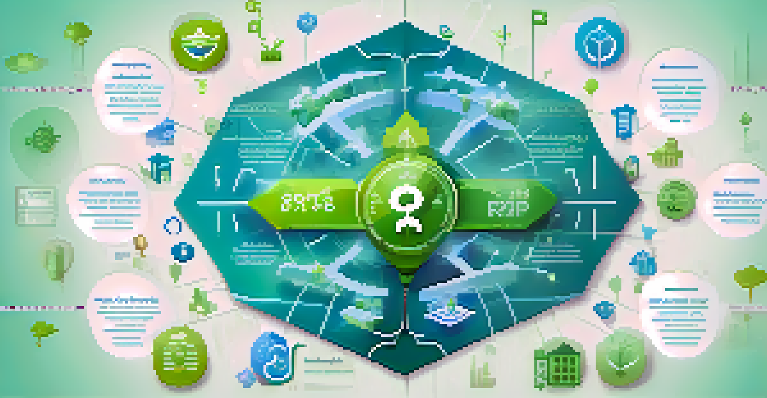 A roadmap with milestones for cash flow forecasts, surrounded by business expansion icons.