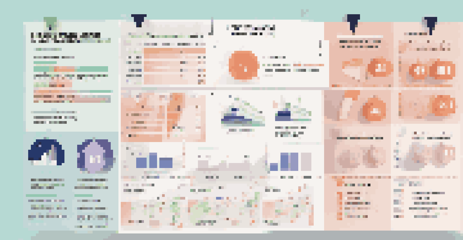 An infographic displaying budgeting tips for freelancers with pastel colors and illustrated money-related icons.