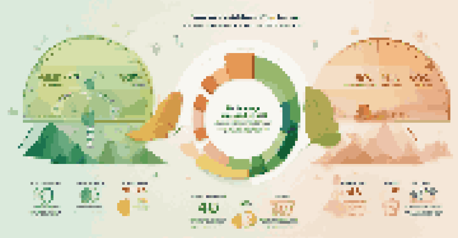 An infographic illustrating the benefits of tax-advantaged accounts and sustainable investing with charts and icons.