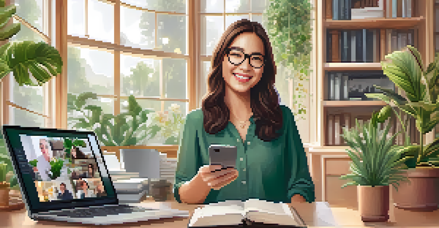A smartphone displaying a live-streaming session of a financial expert speaking to an online audience.