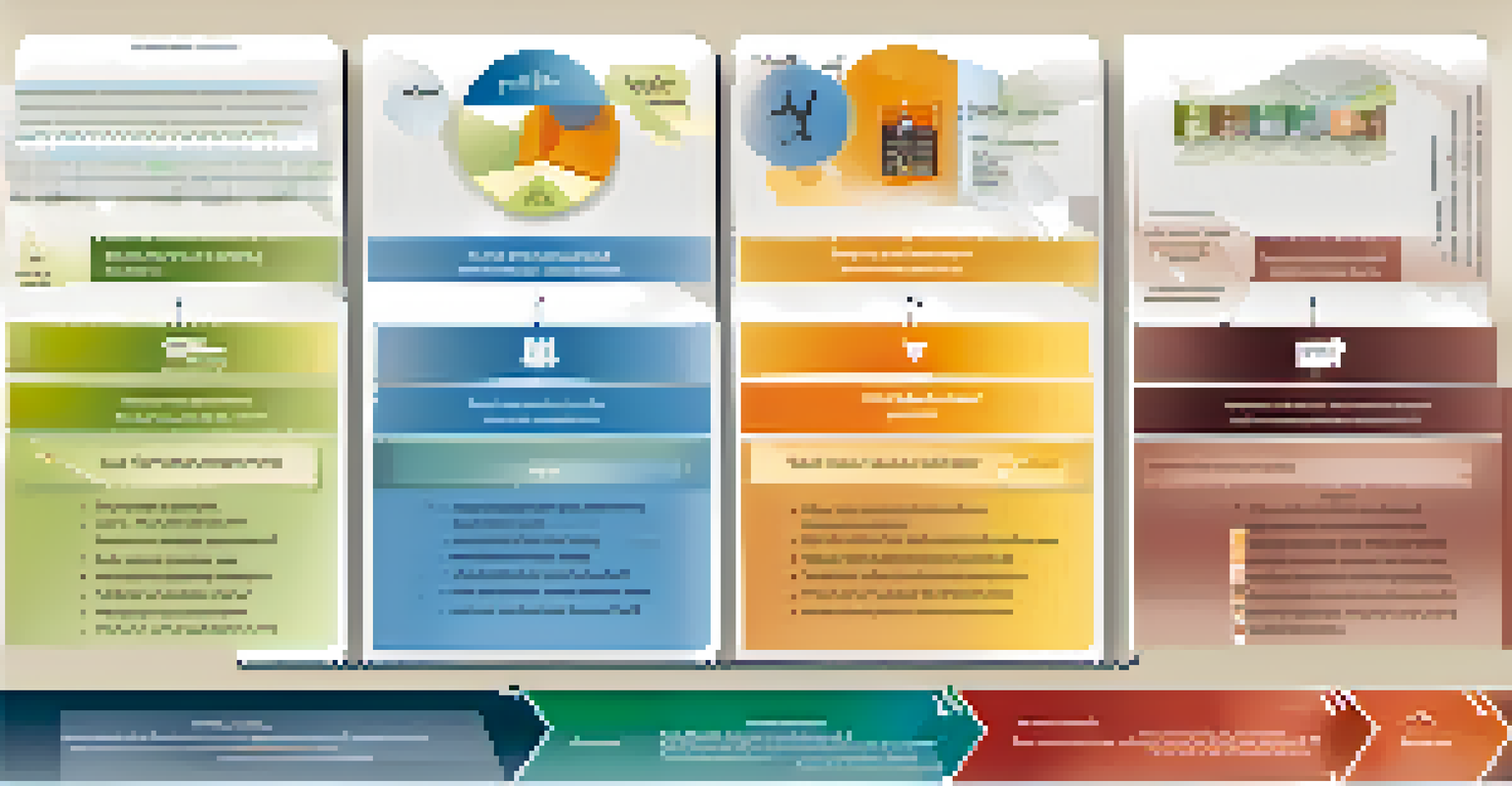 An infographic displaying the components of scenario analysis in investment evaluation, including icons for assumptions, risks, and scenario types against a gradient background.