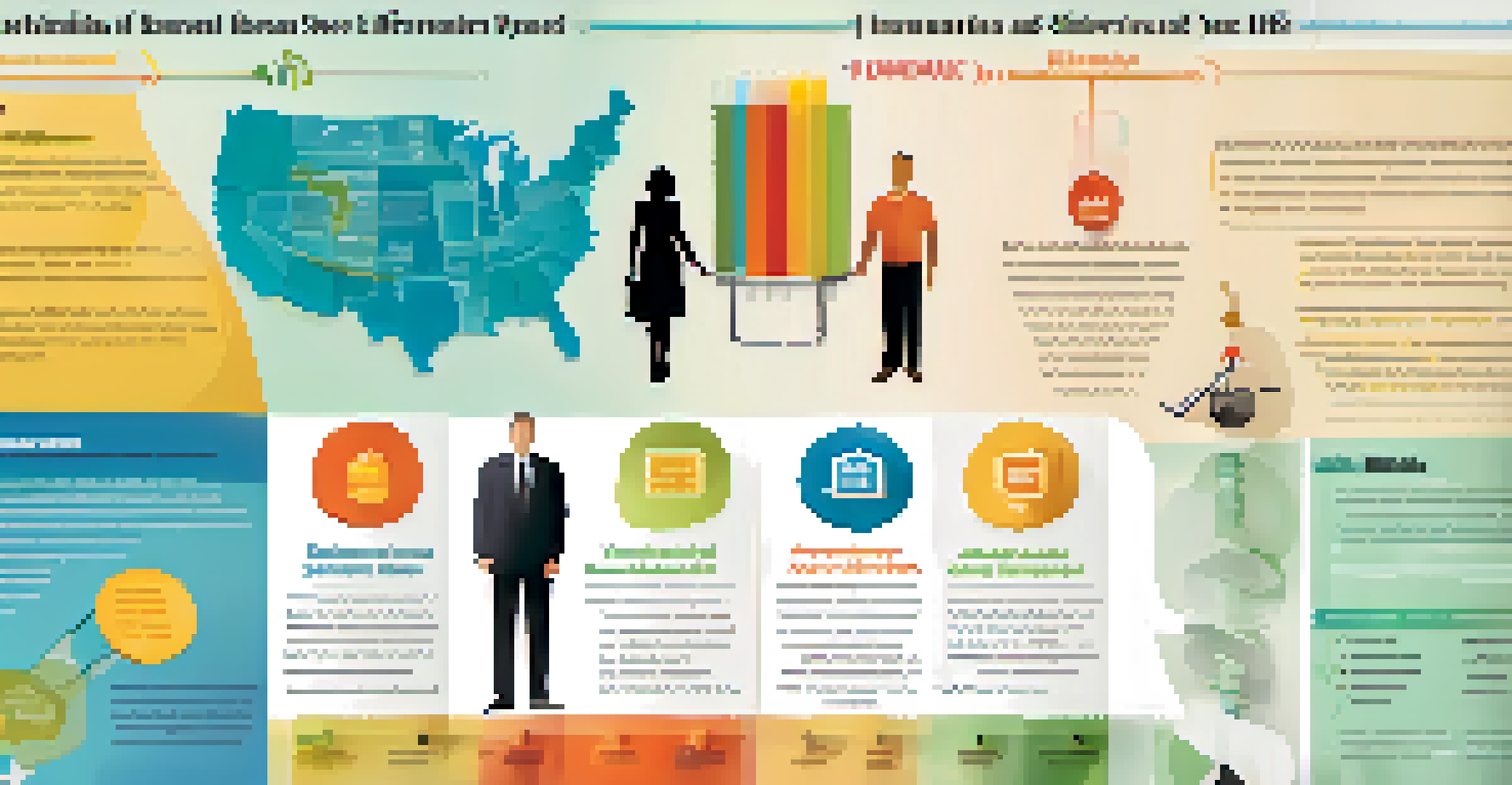 An infographic showing different types of life insurance with icons and descriptions, set against a clean, light background.