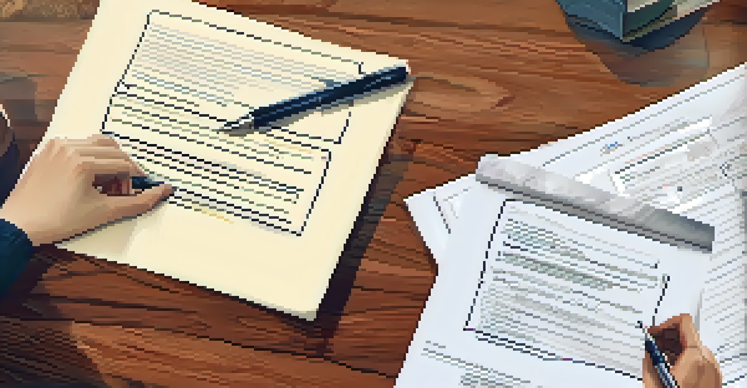 A close-up of a risk assessment questionnaire in a home office setting.