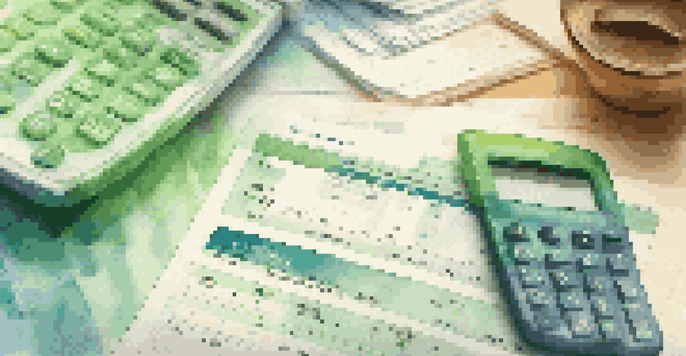 A close-up view of a credit score report with a prominently displayed numerical score and financial documents in the background.