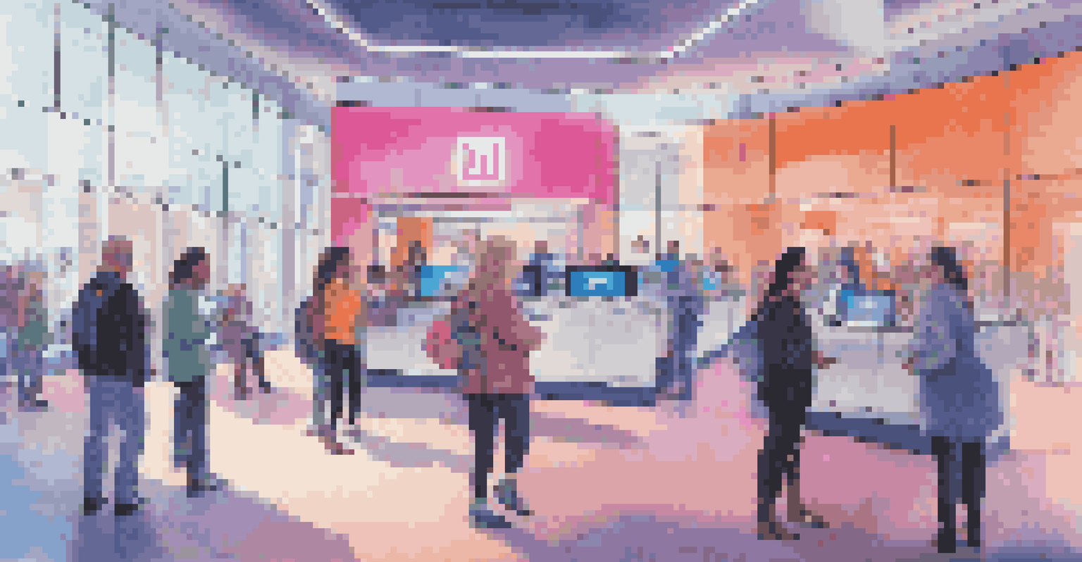 A virtual bank environment where students engage with digital financial advisors in a VR educational setting.