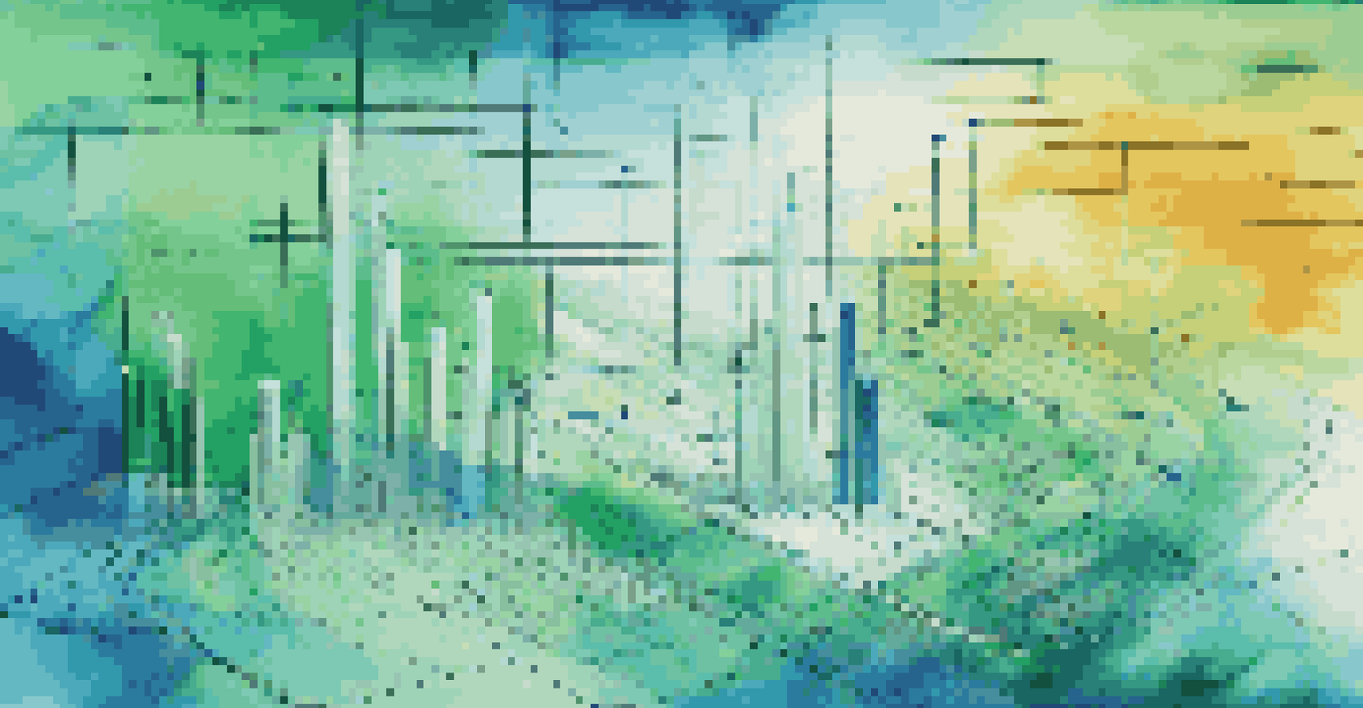 An abstract image depicting data flows and financial graphs in vibrant colors representing innovation in finance.