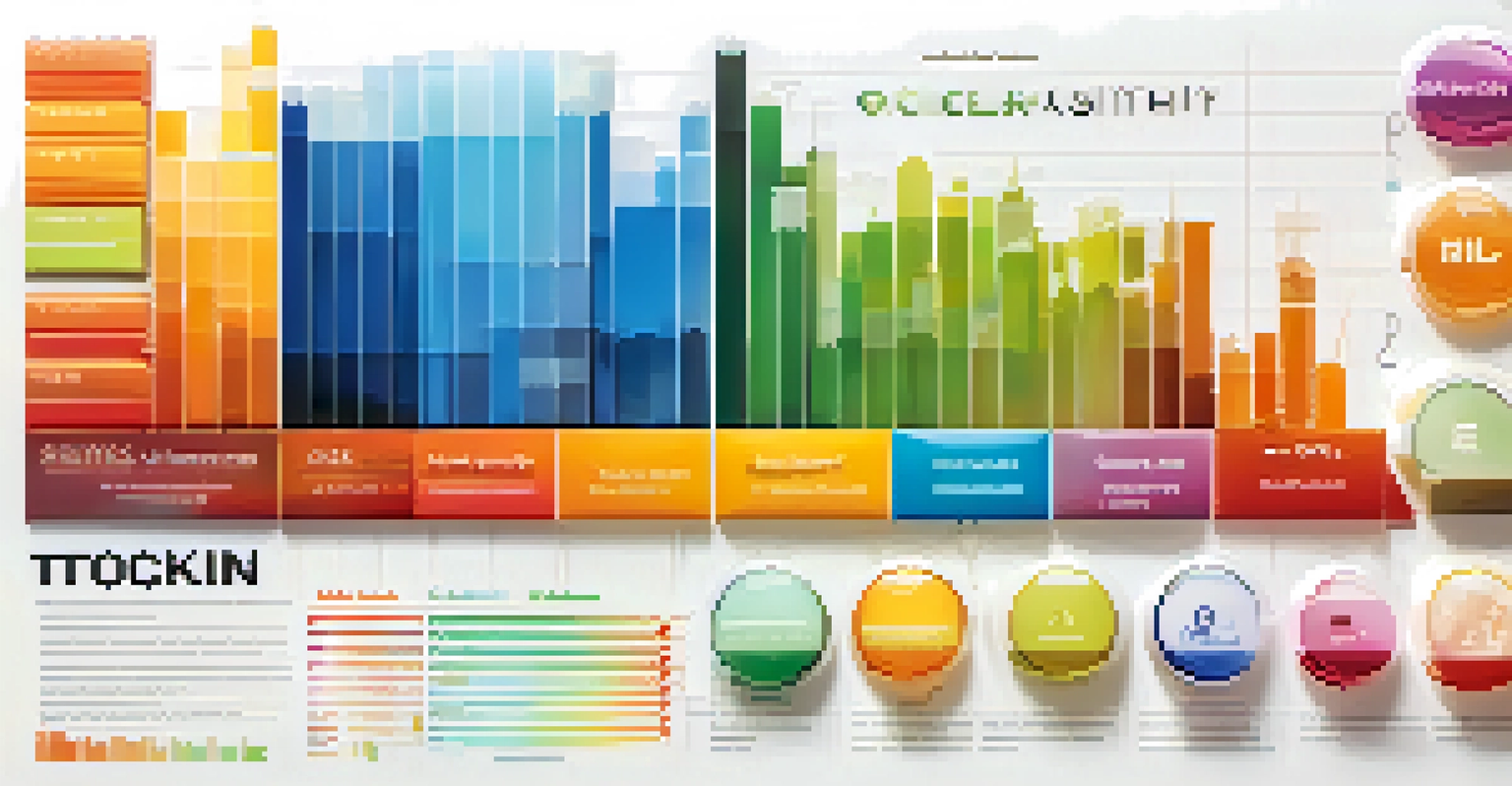 An infographic showing different asset classes like stocks, bonds, and real estate with a balanced scale in the background.