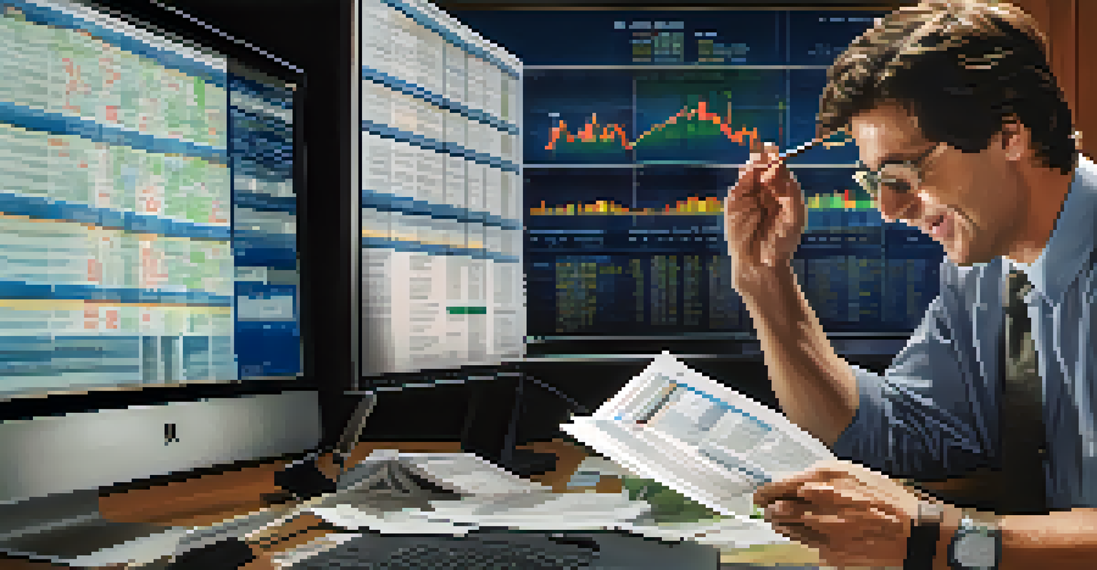 A split image contrasting a stressed investor and a relaxed investor, representing tax loss harvesting benefits.