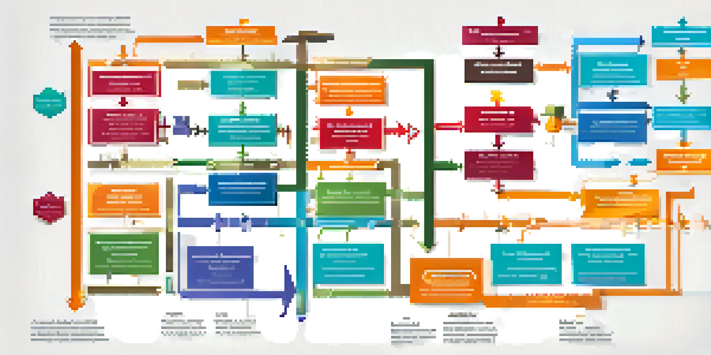 An infographic comparing Traditional and Roth IRAs with colorful icons and flowchart design on a white background.