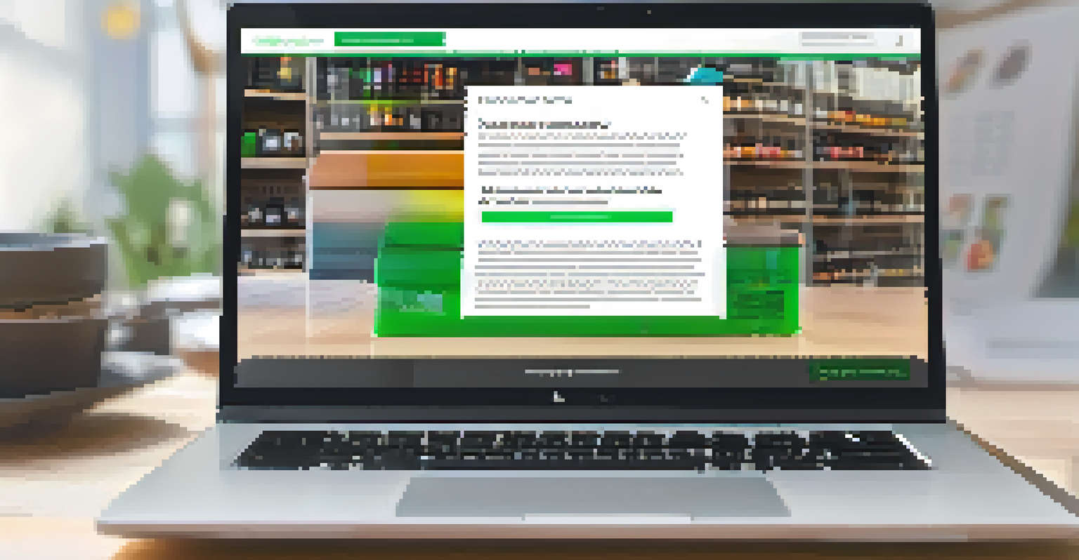 A close-up of a laptop screen showing a crowdfunding campaign with images and a progress bar.