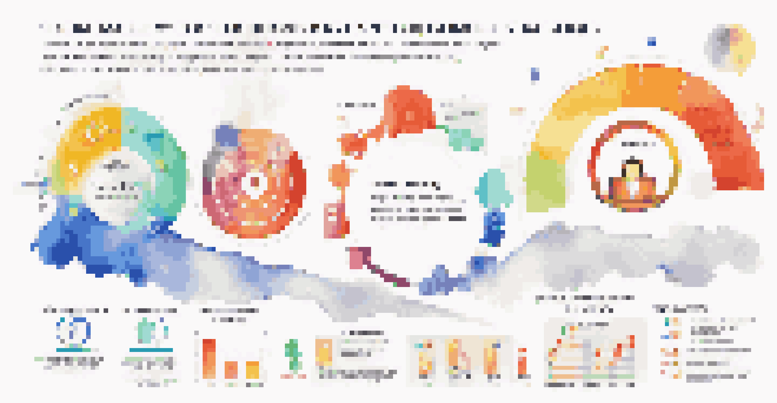 An infographic illustrating various customer acquisition strategies with colorful graphics and clear sections.