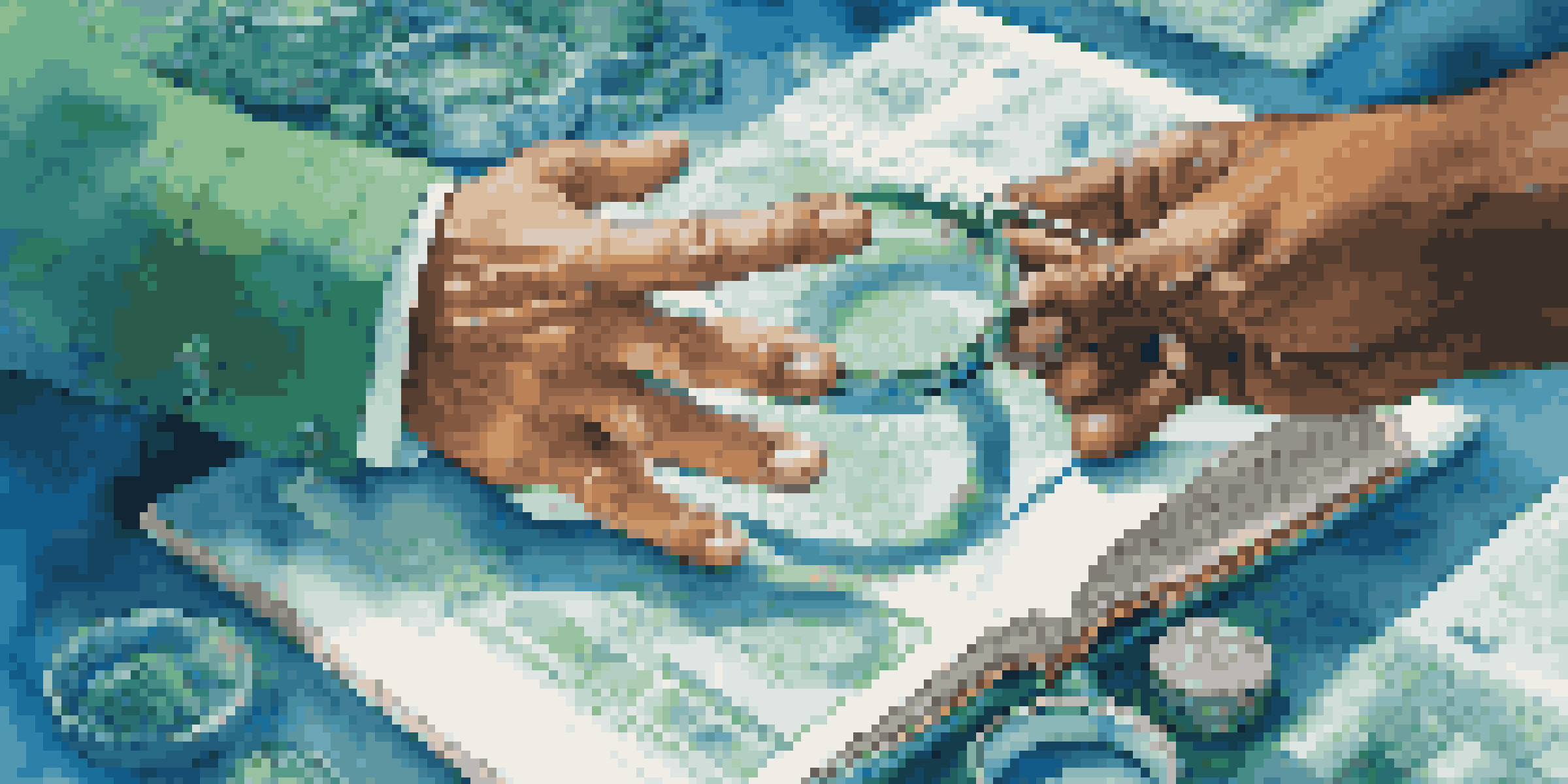 Two hands shaking firmly with financial charts in the background, symbolizing trust and transparency in investment.