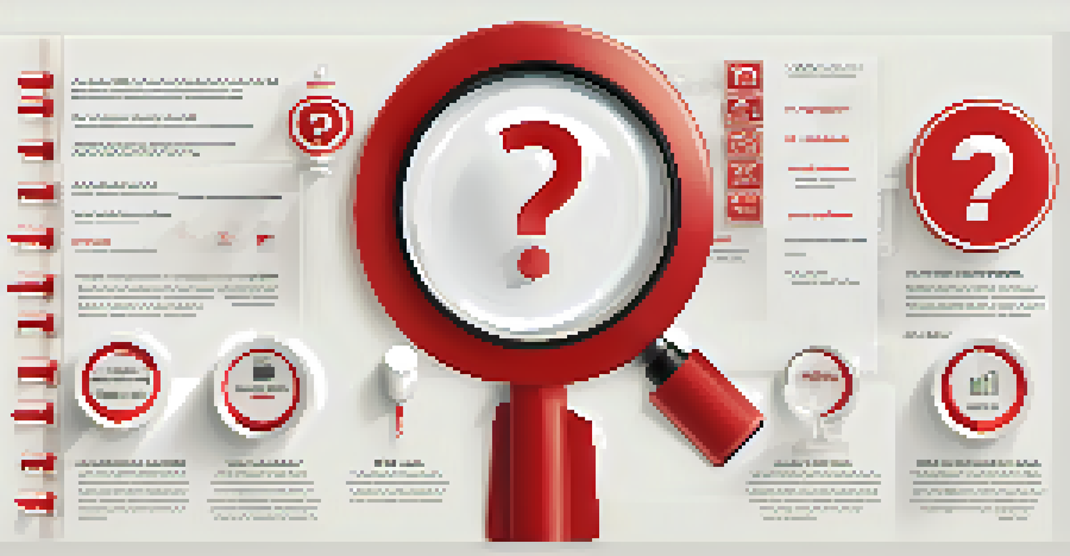 An infographic illustrating red flags in investment offers with warning signs and icons against a white background.