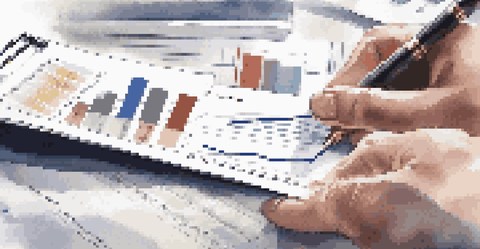 Close-up of hands analyzing a financial report with graphs showing growth in pension contributions.