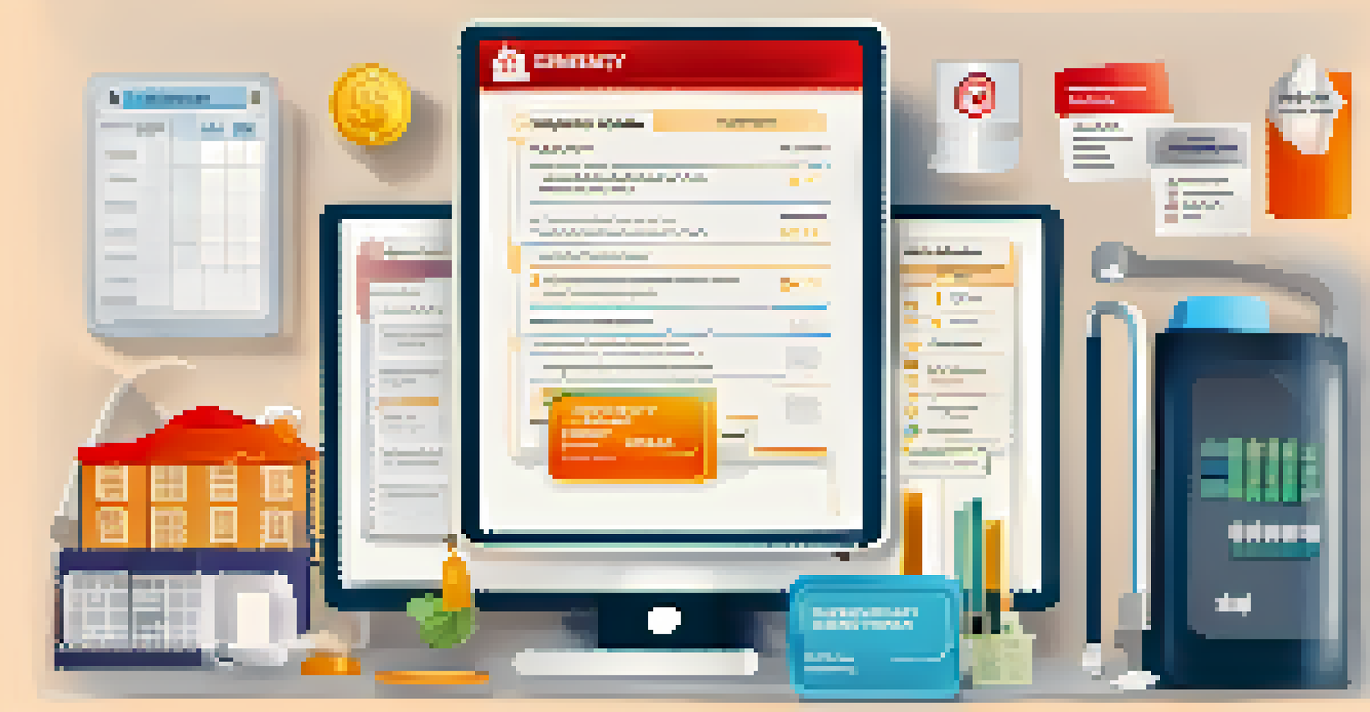 An infographic checklist for building an emergency fund, featuring various financial tips with icons.