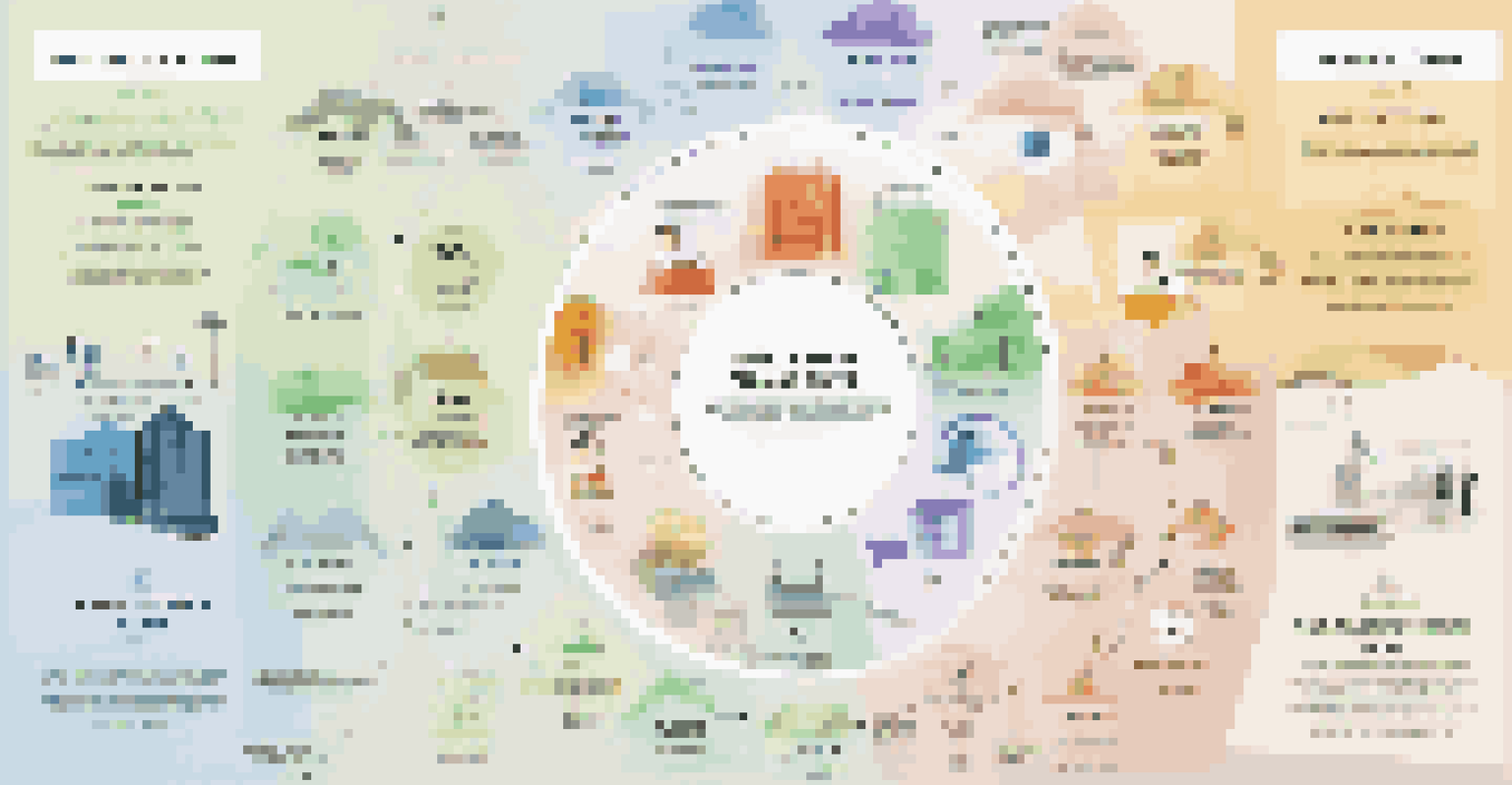 An infographic illustrating different passive income streams with icons and colorful sections.