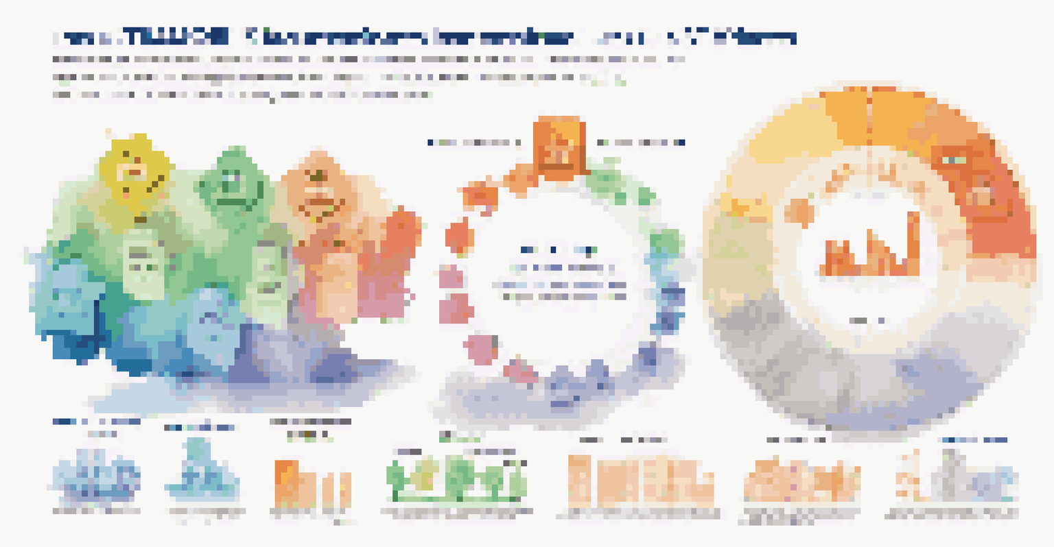 An infographic showing different tax-advantaged investment accounts with colorful icons and descriptions on a clean background.