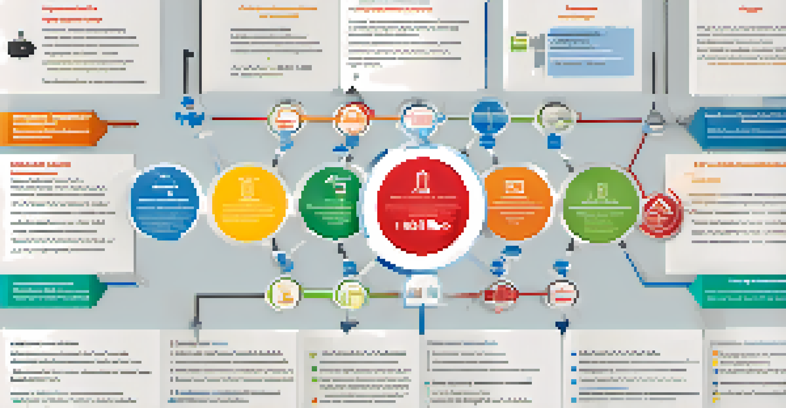 An infographic displaying key regulations impacting investments with icons and color-coded sections.