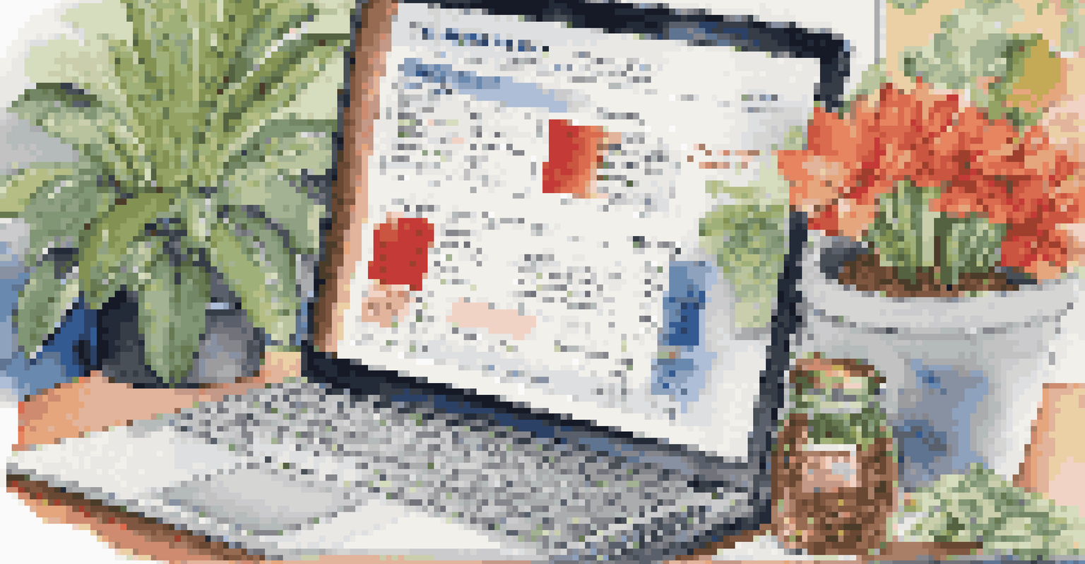 A close-up of a high-yield savings account passbook on a colorful workspace.
