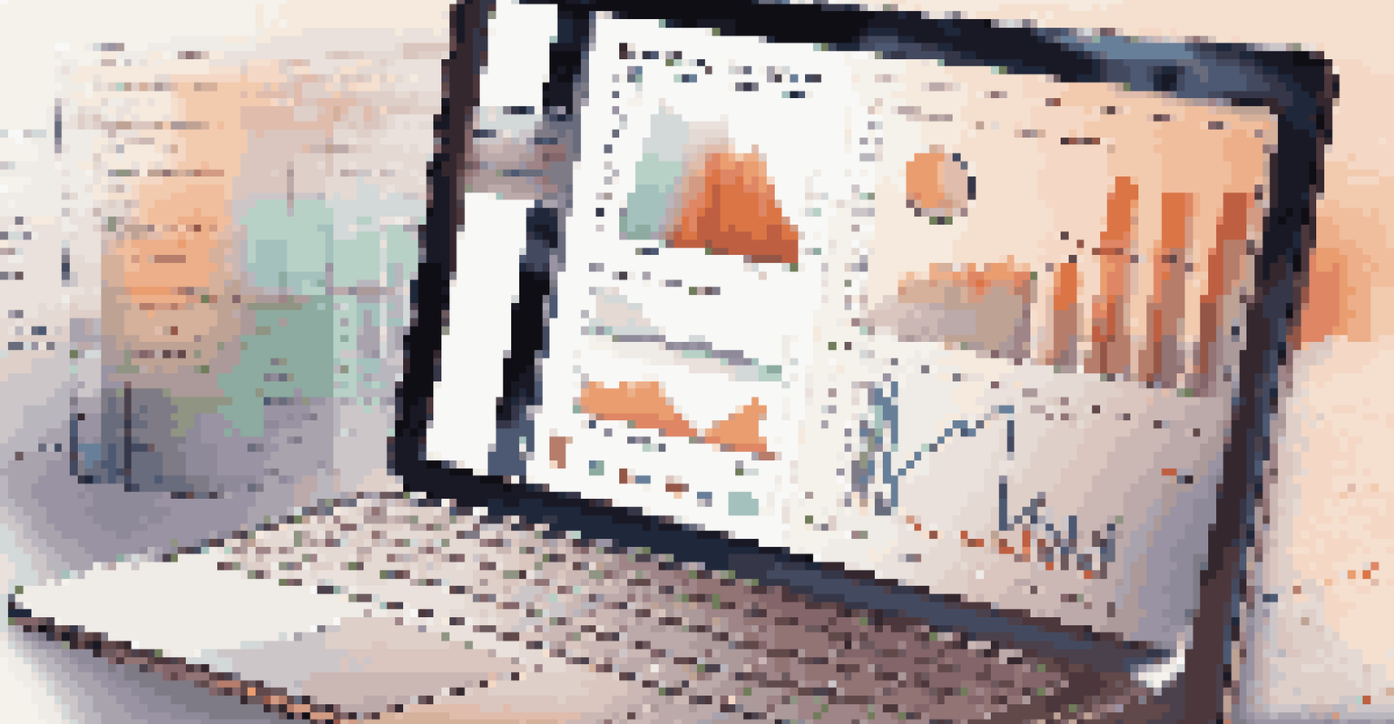 A close-up of a digital device displaying an investment portfolio with various types of ETFs for conservative investors.