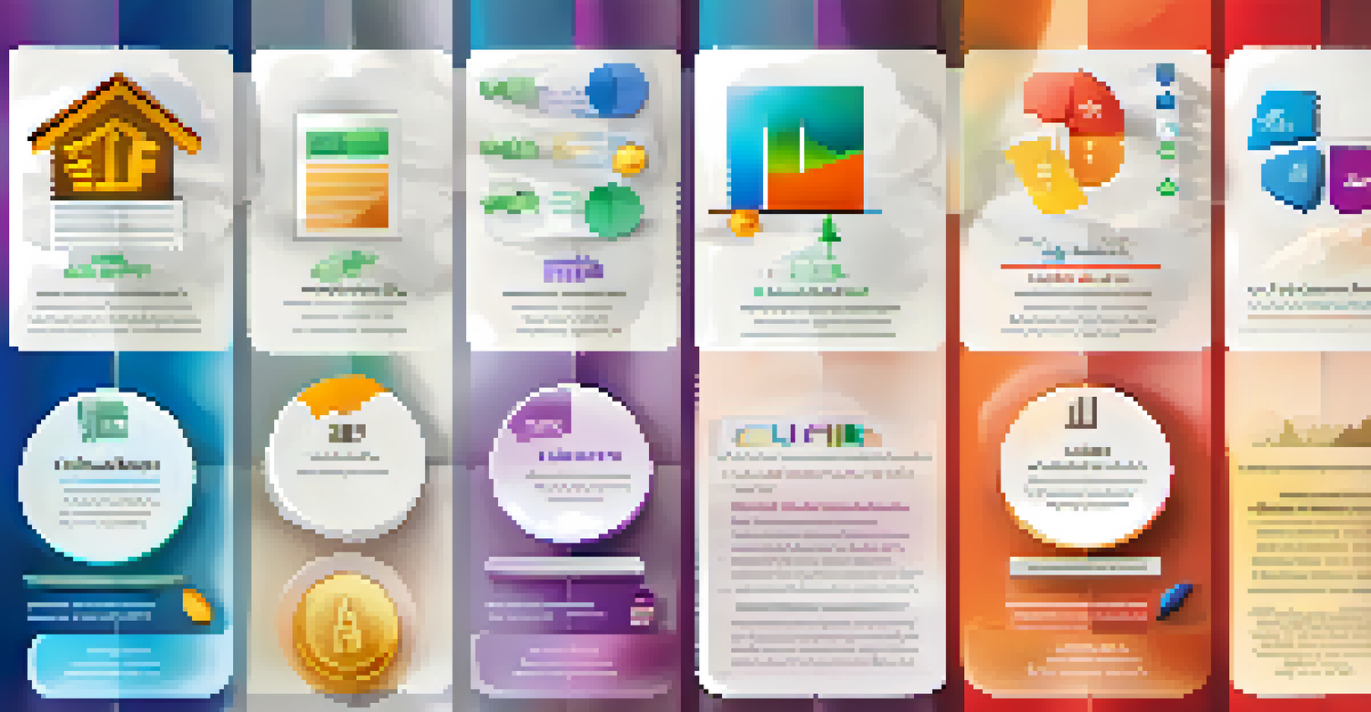 An infographic displaying the formula Assets = Liabilities + Equity with colorful icons for each component, set against a light gradient background.