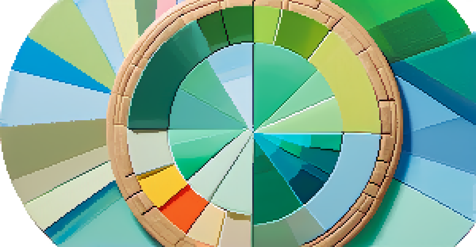 A vibrant pie chart segmented into various colors and textures, representing different sectors of investment, against a soft gradient background.