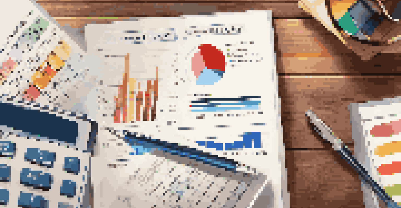 A close-up of a financial report showcasing hedge fund performance metrics on a wooden desk.