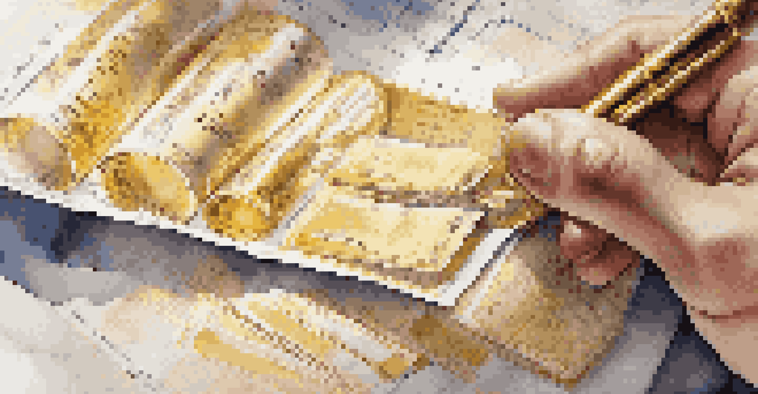 A close-up of a hand holding a gold futures contract against a stock market chart.