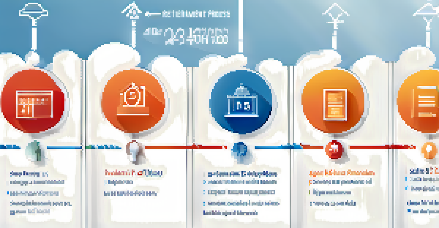 An infographic detailing the steps involved in the retirement rollover process, designed with icons and clear text.