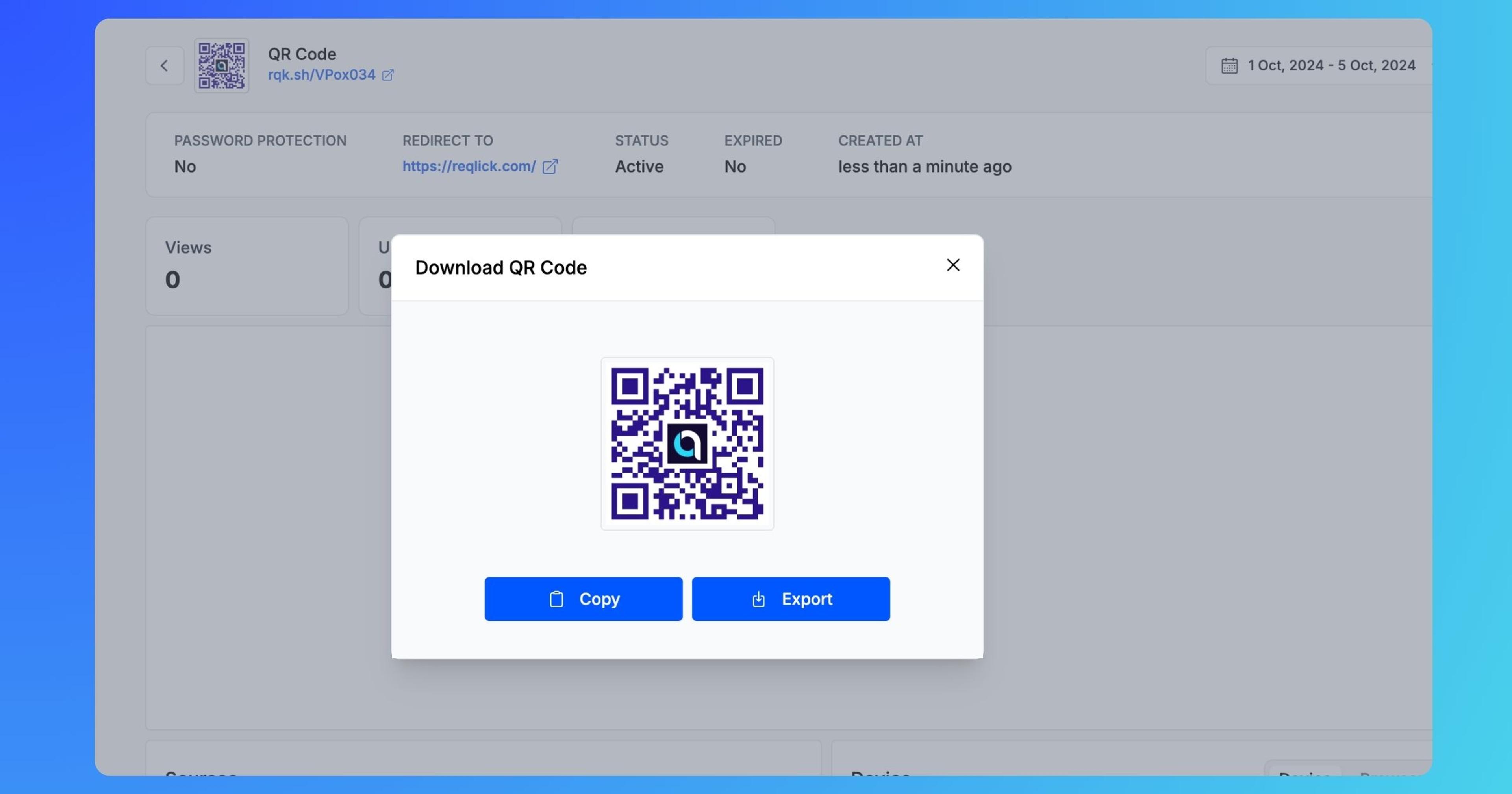 Create QR codes