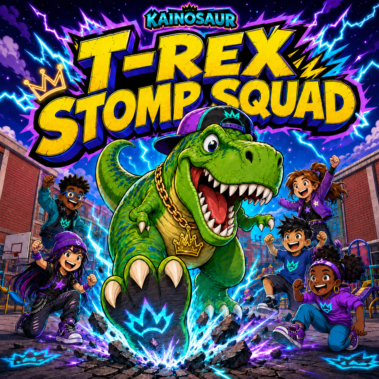 T-Rex Stomp Squad cover artwork