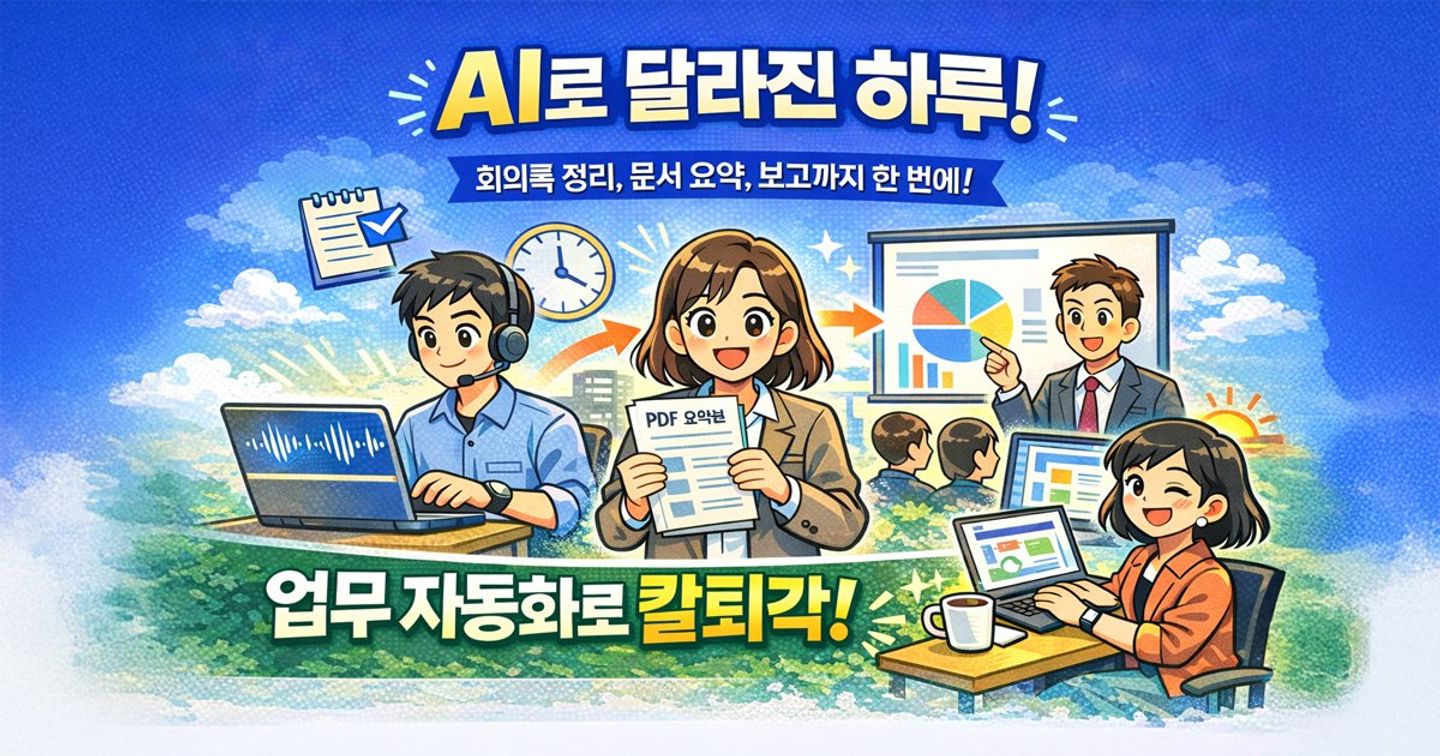 AI로 바뀐 공공기관의 하루 | 요즘 공공기관은 이렇게 일합니다