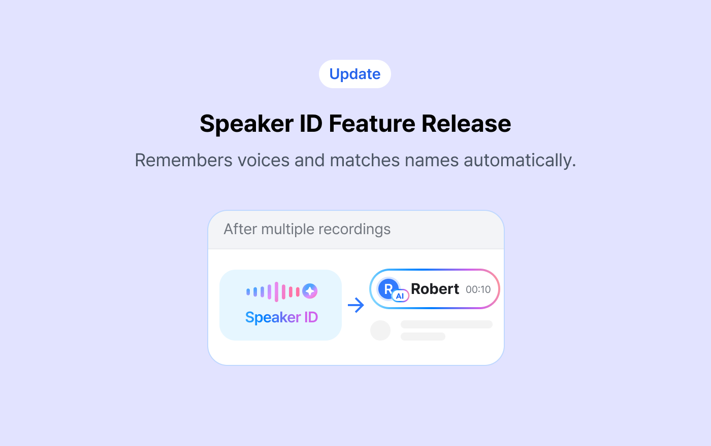 Speaker ID