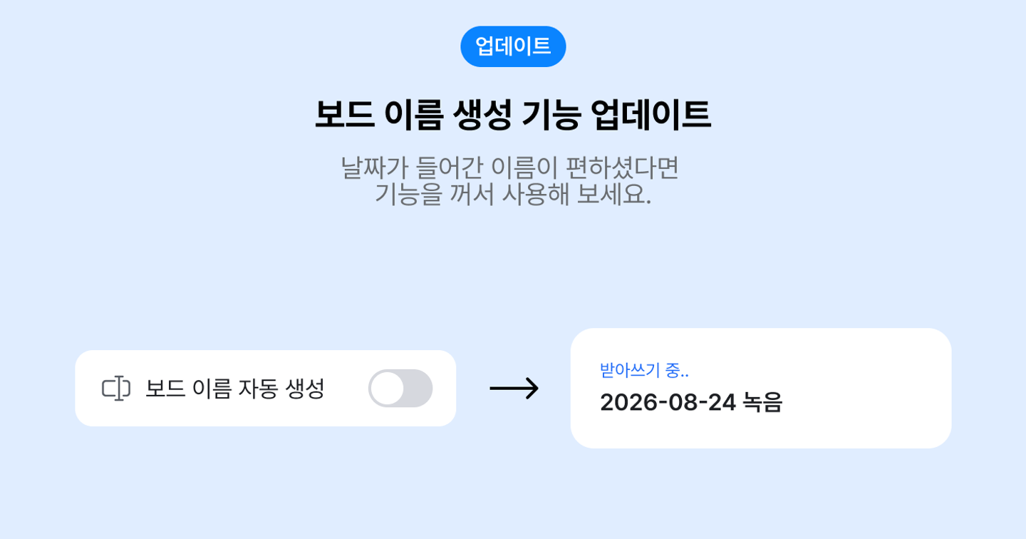 보드 이름 자동 생성 설정