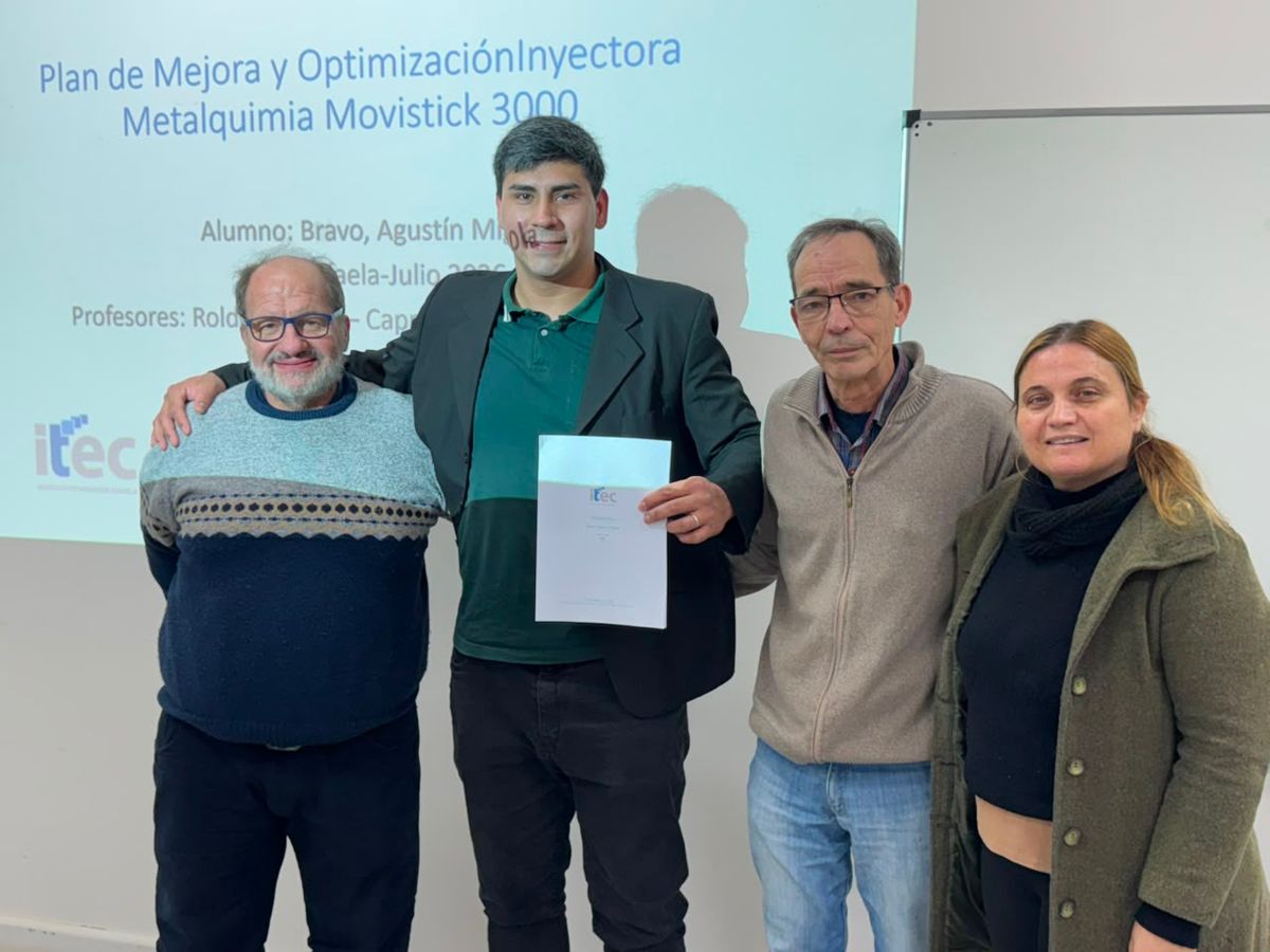 Mantenimiento Industrial: Agustín y Mateo son nuevos profesionales del ITEC