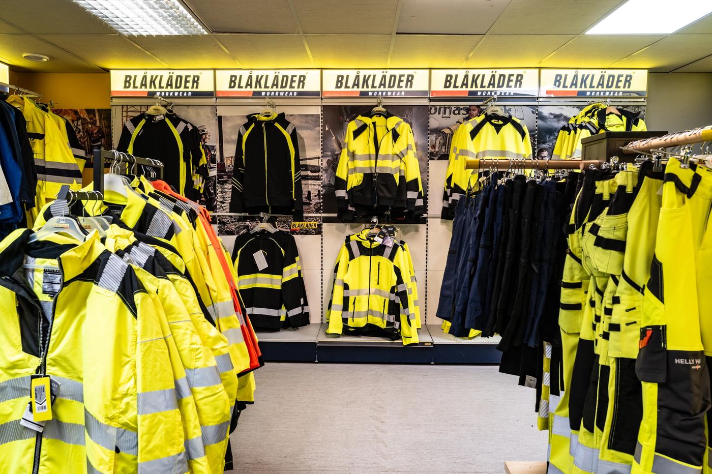 jobbklær, frititsklær, jobbklærrevetal, sievi, synlighetstøy, stretch, blåklader, jobman, snickers, hellyhansen, craft, cutterandbuck