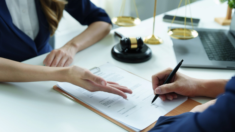 A lender assessing business loan requirements. 