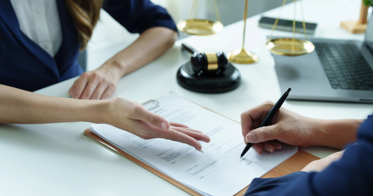 A lender assessing business loan requirements. 