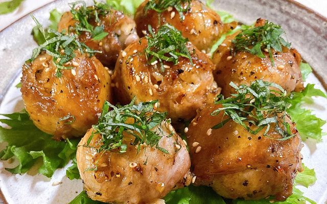 Nikumaki Onigiri Meat Wrapped Rice Ball
