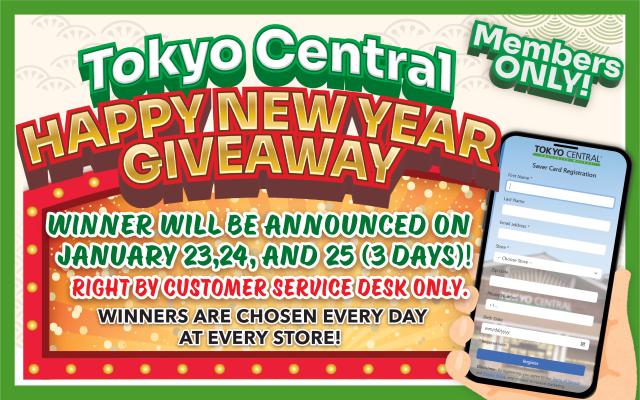 HAPPY NEW YEAR GIVEAWAY!