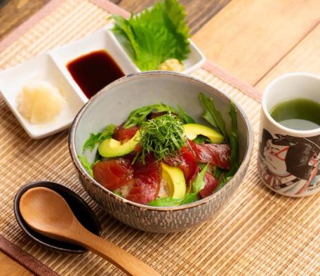 Maguro Zuke Don Marinated Tuna Sashimi Bowl